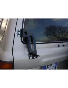 Support de plaques à sable Maxtrax sur le hayon pour Toyota HDJ80 2