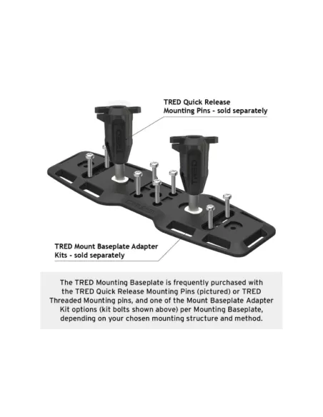 Support plat de montage pour plaques à sable Tred - La pièce TRED -