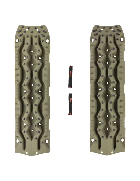 Plaques à sable Tred Pro Recovery vert military - La paire TRED -