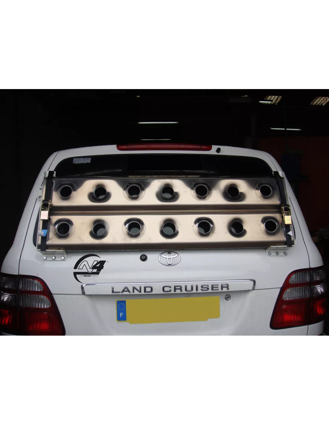 Support de plaques à sable sur le hayon pour Toyota HDJ100 N4-Offroad