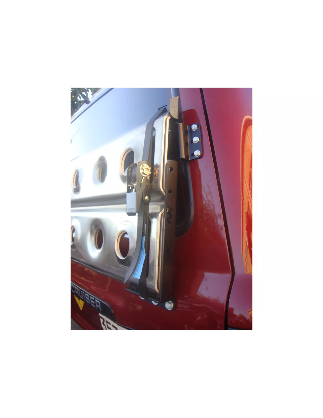Support de plaques à sable sur le hayon pour Toyota HDJ80 N4-Offroad