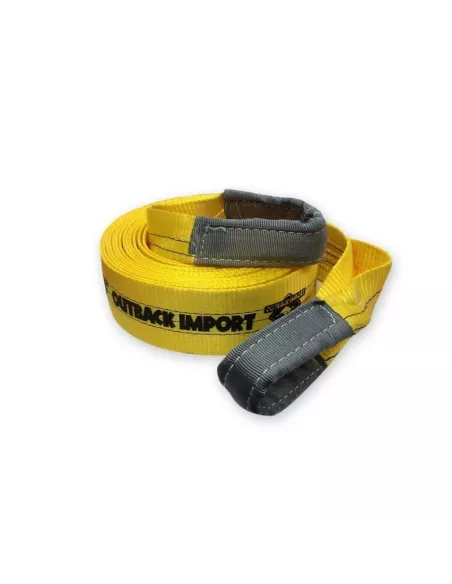 Sangle de traction 10M 12T largeur 90mm OUTBACK IMPORT jaune OUTBACK