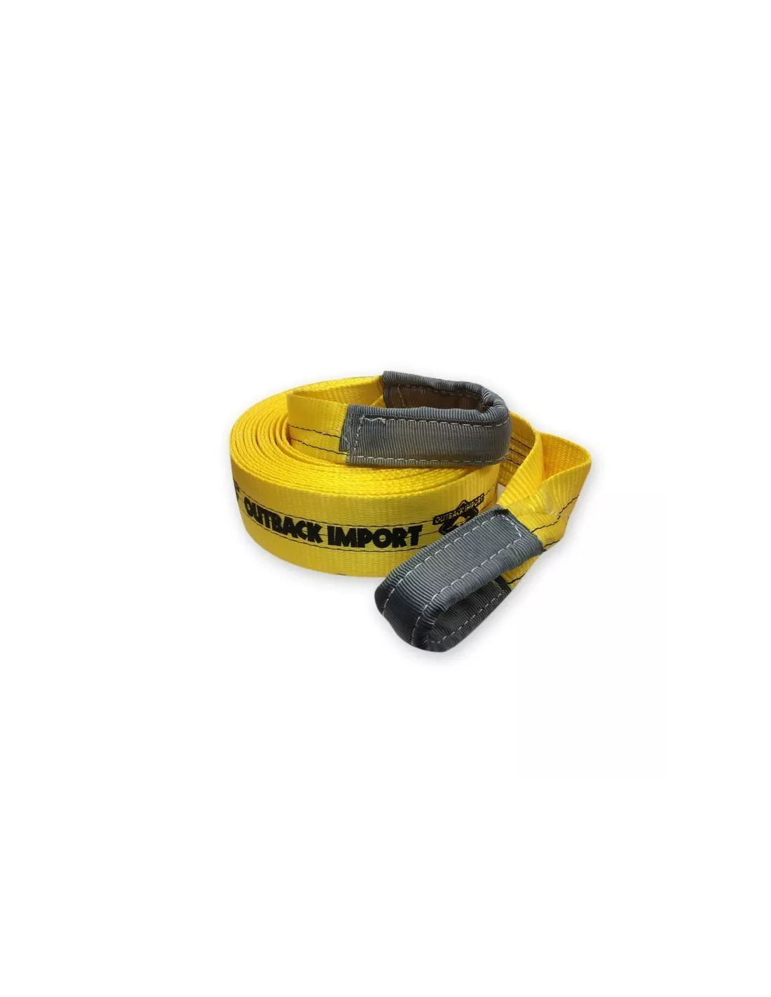 Sangle de traction 10M 12T largeur 90mm OUTBACK IMPORT jaune OUTBACK