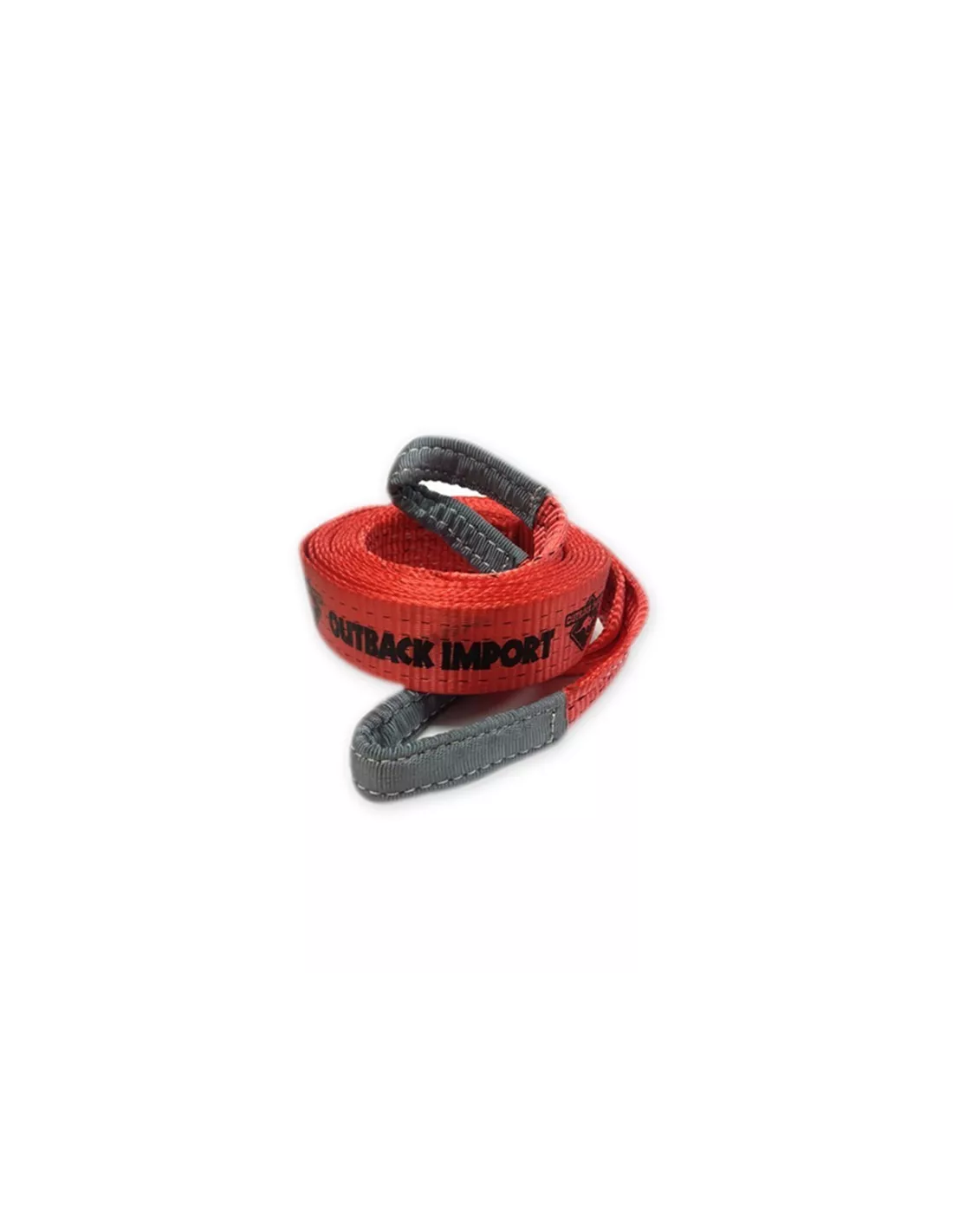 Sangle de traction 10M 7.5T largeur 50mm OUTBACK IMPORT rouge OUTBACK