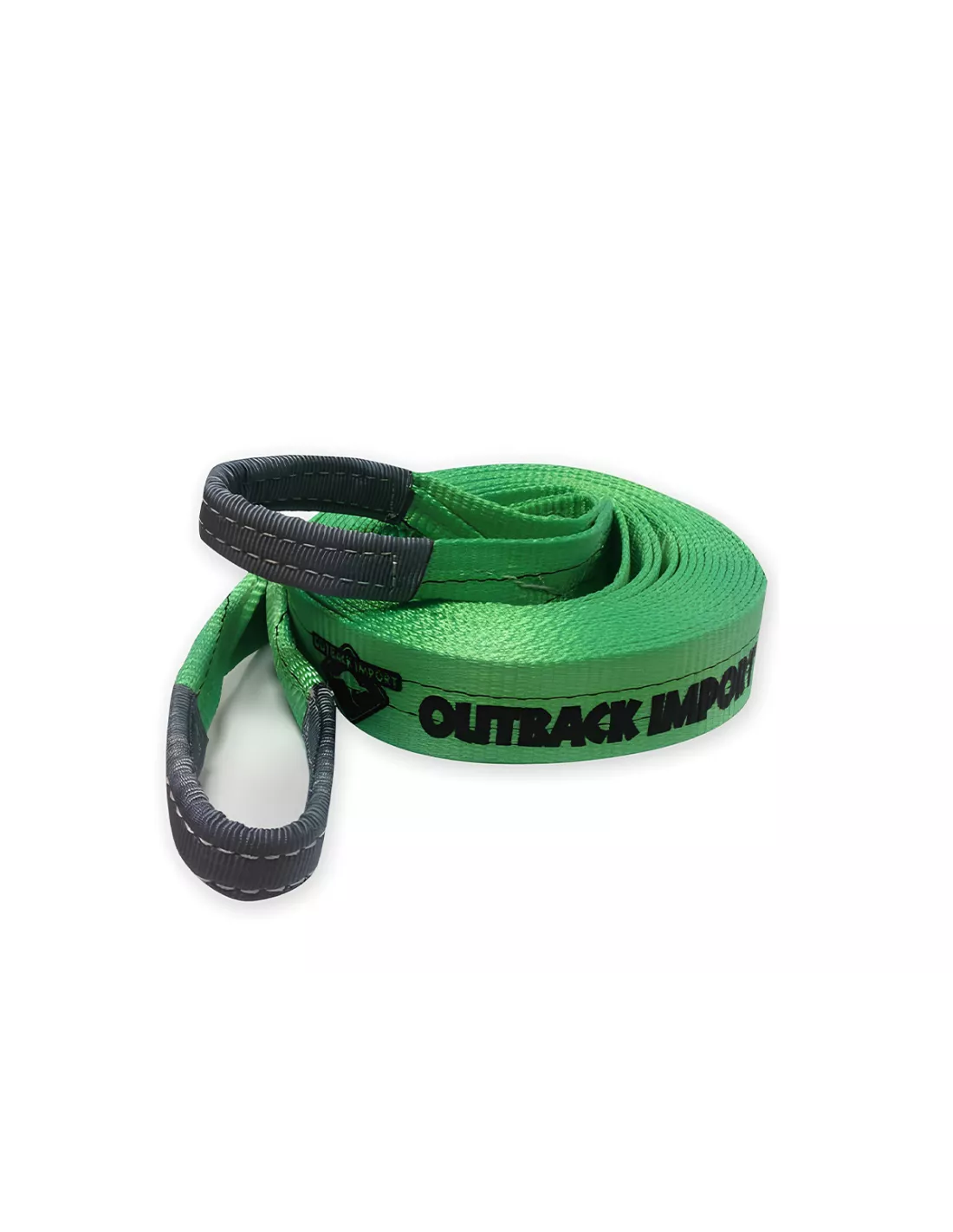 Sangle de traction 10M 9T largeur 60mm OUTBACK IMPORT vert OUTBACK