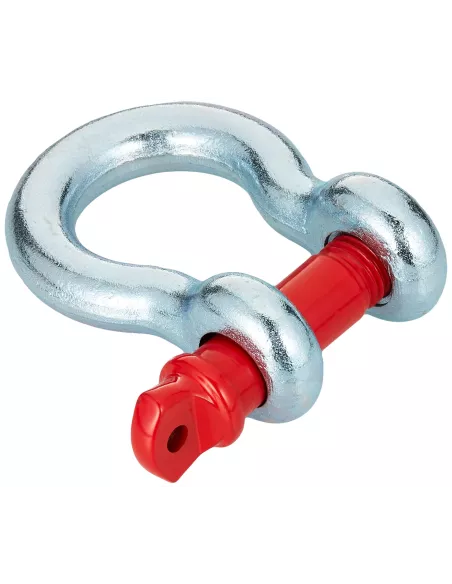 Manille lyre galvanisée ARB - axe rouge - Ø22mm - 4750 kgs ARB -