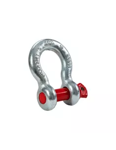 Manille lyre galvanisée ARB - axe rouge - Ø22mm - 4750 kgs ARB - 2