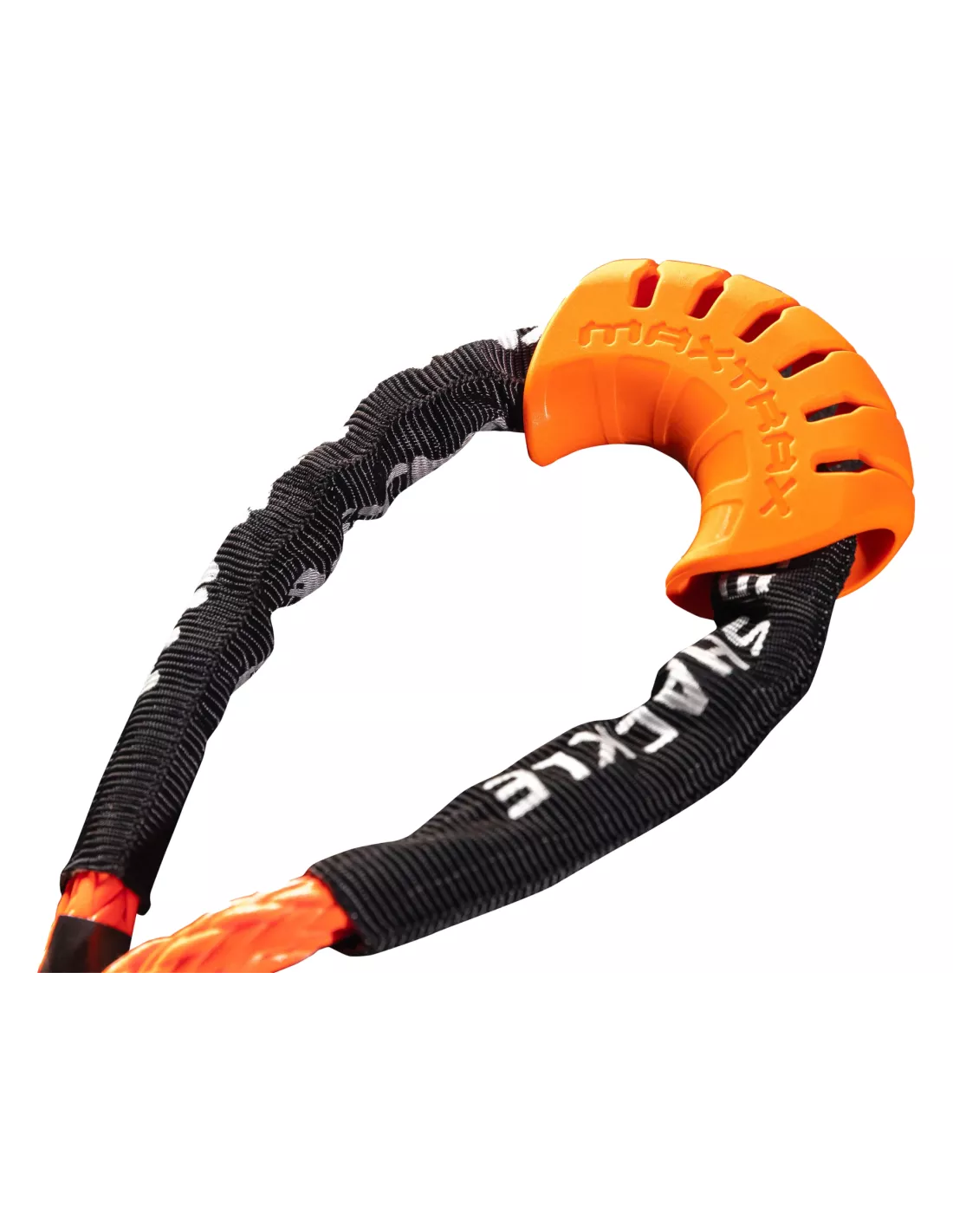 Protecteur caoutchouc orange de Manille Maxtrax Shackle shield - La