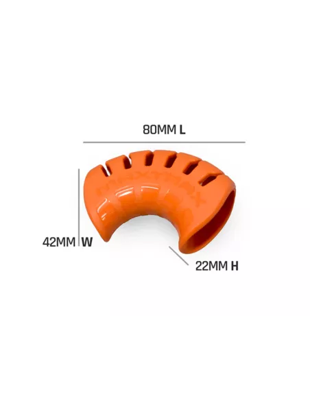 Protecteur caoutchouc orange de Manille Maxtrax Shackle shield - La