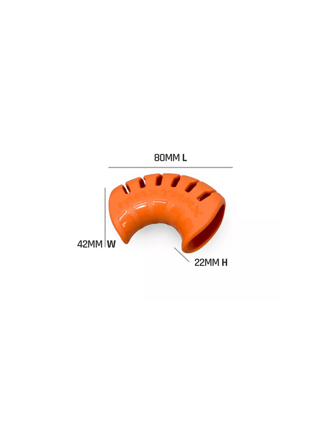 Protecteur caoutchouc orange de Manille Maxtrax Shackle shield - La