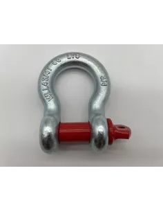 Galvanisierte Lyre Manila - Rote Achse - Ø22mm - 4750 kg OUTBACK IMPORT