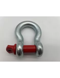 Manille lyre galvanisée - axe rouge - Ø22mm - 4750 kgs OUTBACK IMPORT 2