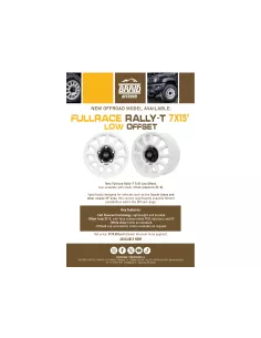 Alu vlecht fullrace rally wit rally 7x15 5x139 7 en-3 jimny 2018+ 2