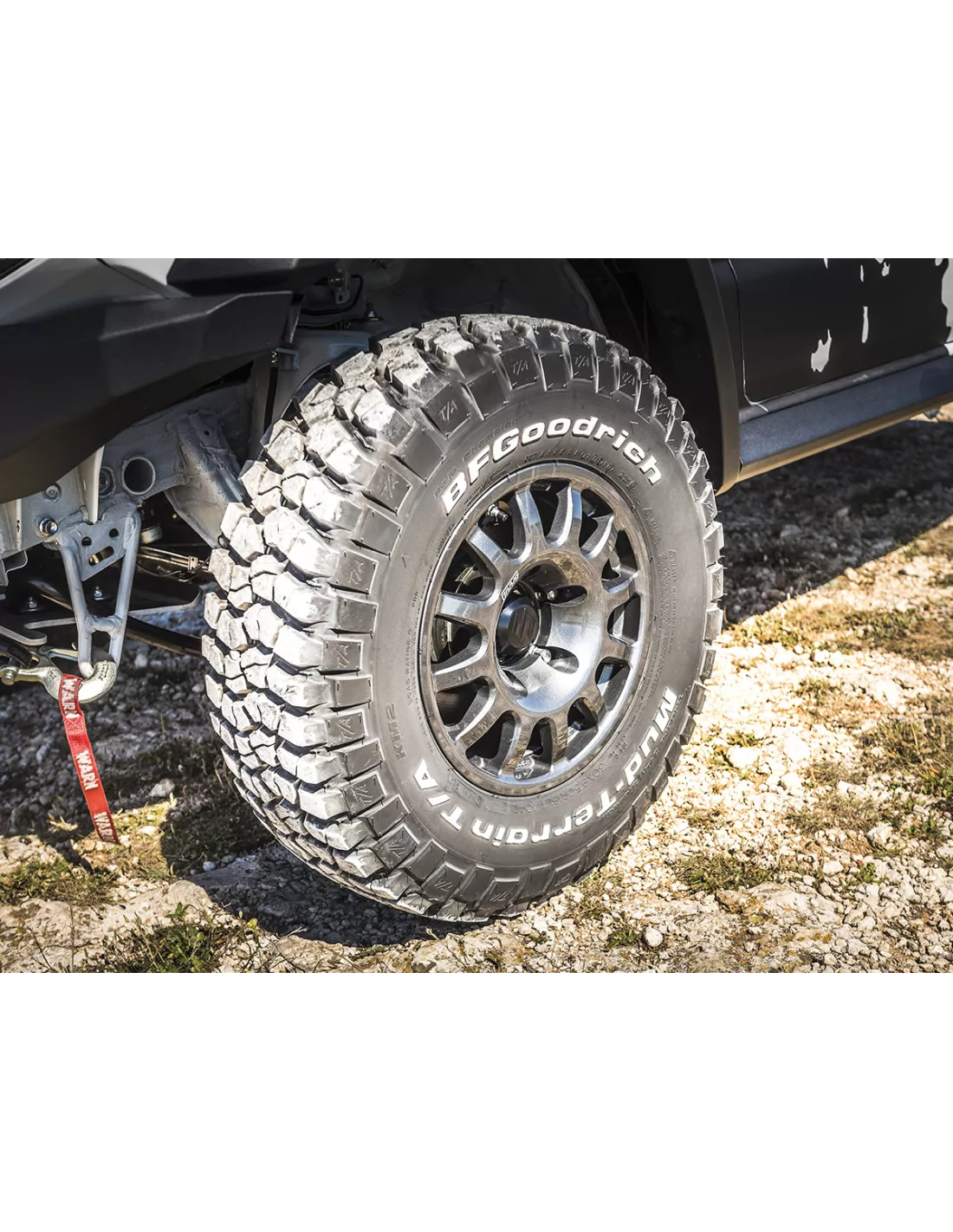 Graue Fullrace-Braid Alu Rim 7x15 5x139 7 ET22 Jimny GL BRAID -
