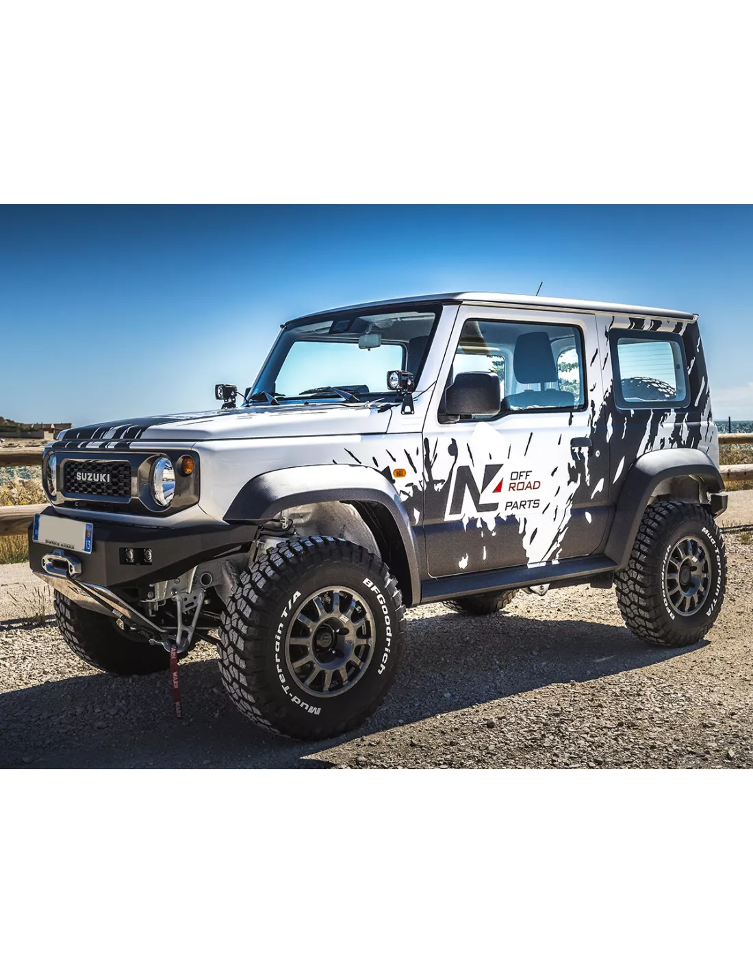Grijze Fullrace Vlecht ALU RIM 7x15 5x139 7 ET22 JIMNY GL BRAID -