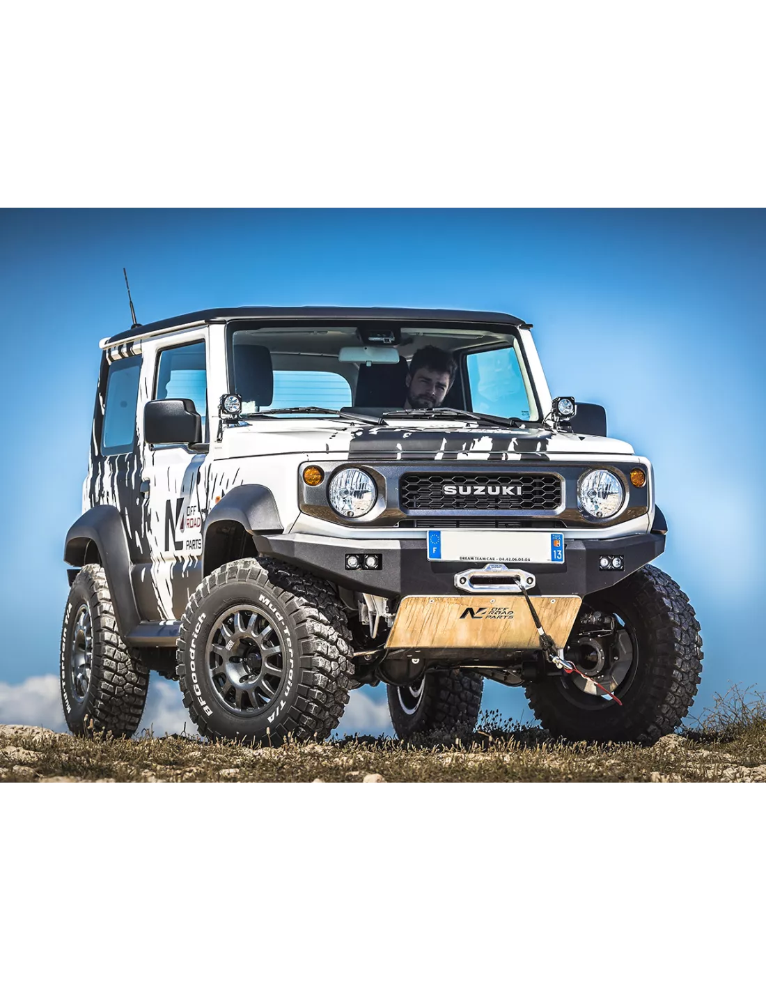 Grijze Fullrace Vlecht ALU RIM 7x15 5x139 7 ET22 JIMNY GL BRAID -