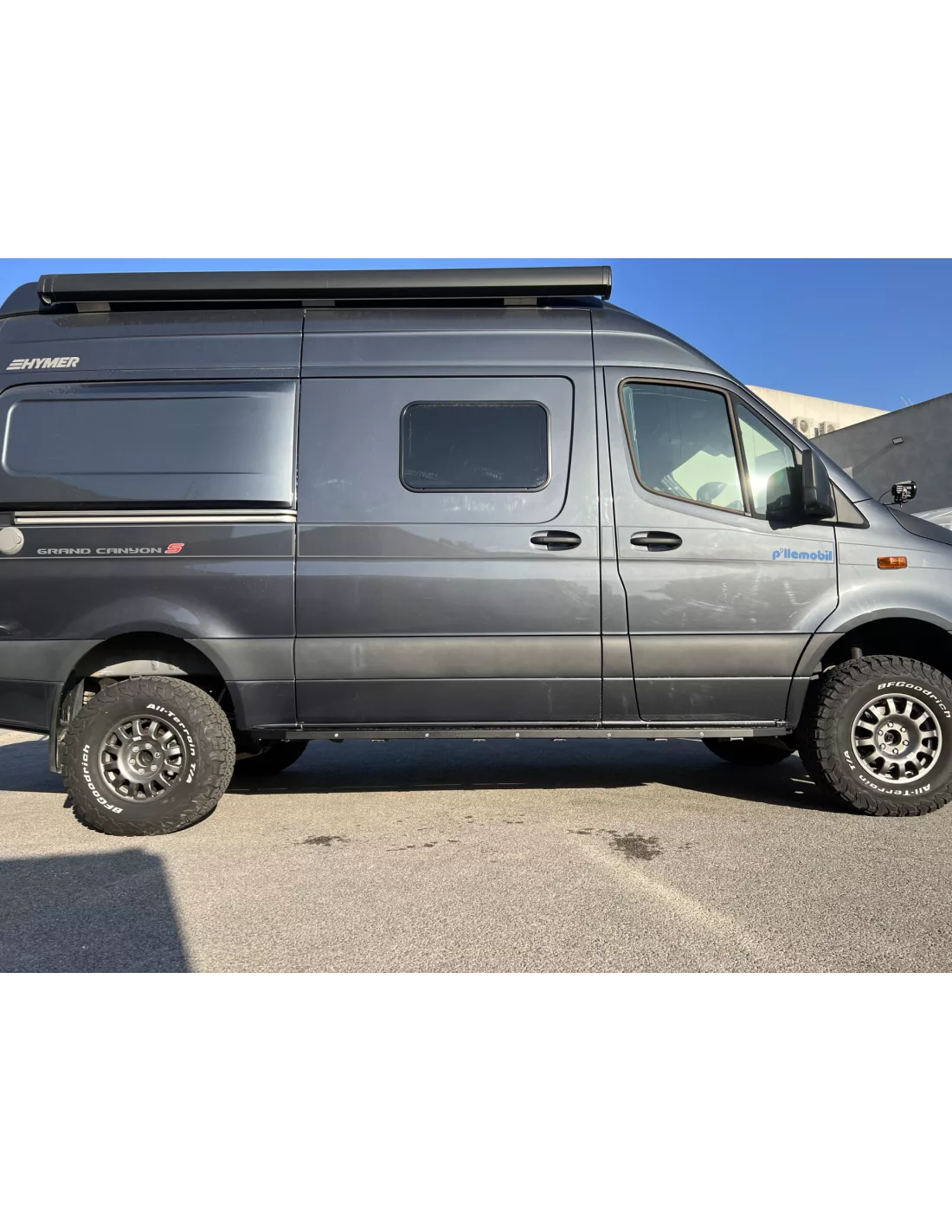 Jante aluminium Braid Fullrace grise 7x16 Mercedes Sprinter 4x4 W907