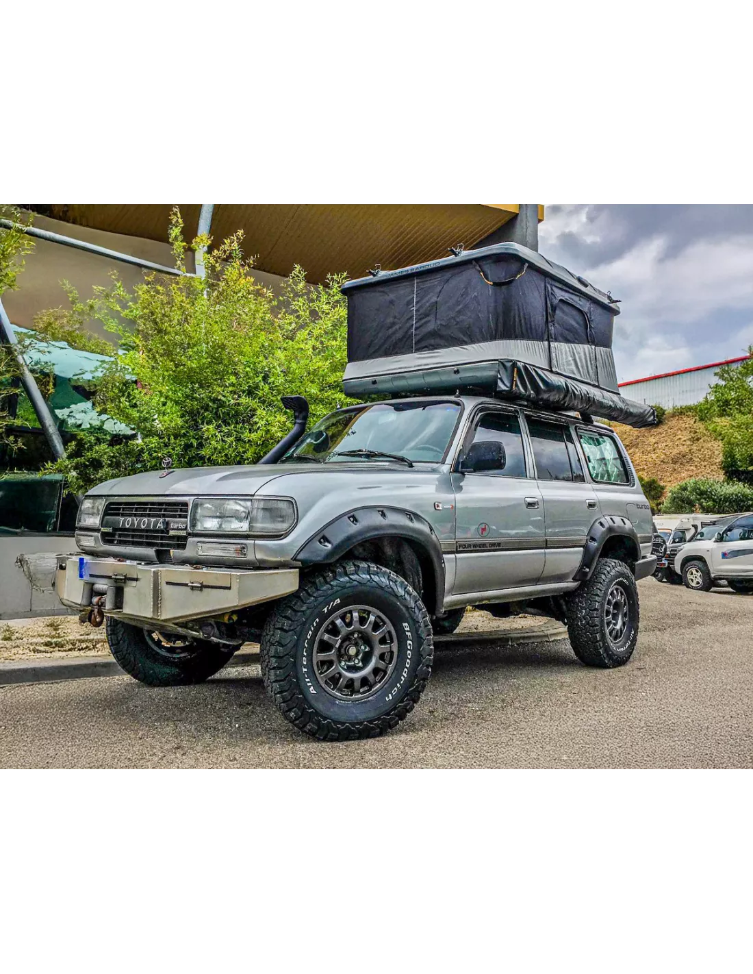 Graue Fullrace-Vollstraße-Aluminium-RIM 7x16 6x139 7 und -200 HDJ / FZJ / FJ / HZJ80