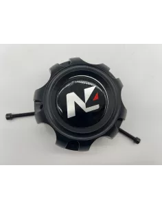 Cache moyeu fermé plastique noir pour jante acier entraxe 5x120