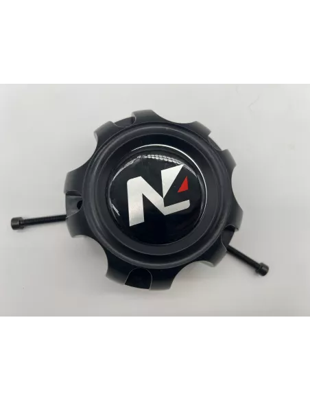 Cache moyeu fermé plastique noir pour jante acier entraxe 5x120
