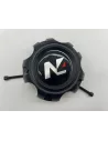 Cache moyeu fermé plastique noir pour jante acier entraxe 5x120