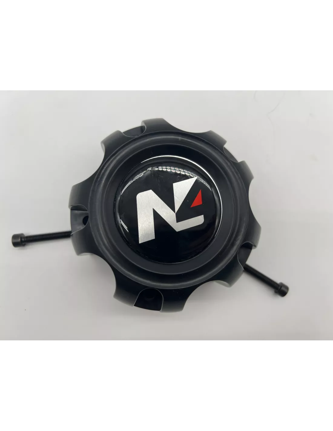 Cache moyeu fermé plastique noir pour jante acier entraxe 5x120