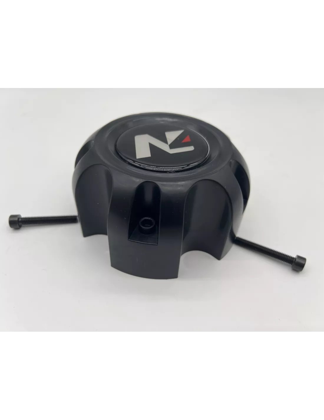 Cache moyeu fermé plastique noir pour jante acier entraxe 5x120