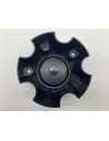 Cache moyeu fermé plastique noir pour jante acier entraxe 5x120
