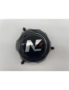 Cache moyeu fermé plastique noir pour jante acier entraxe 6x114.3
