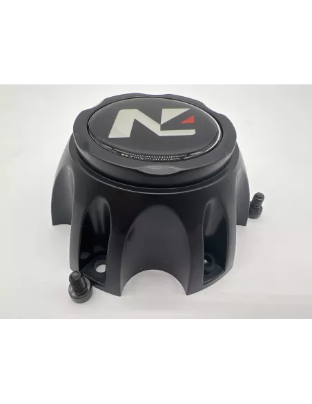 Cache moyeu fermé plastique noir pour jante acier entraxe 6x114.3