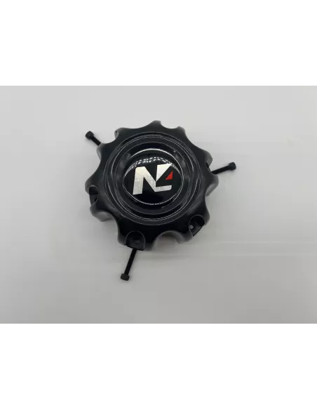 Cache moyeu fermé plastique noir pour jante acier entraxe 6x139.7