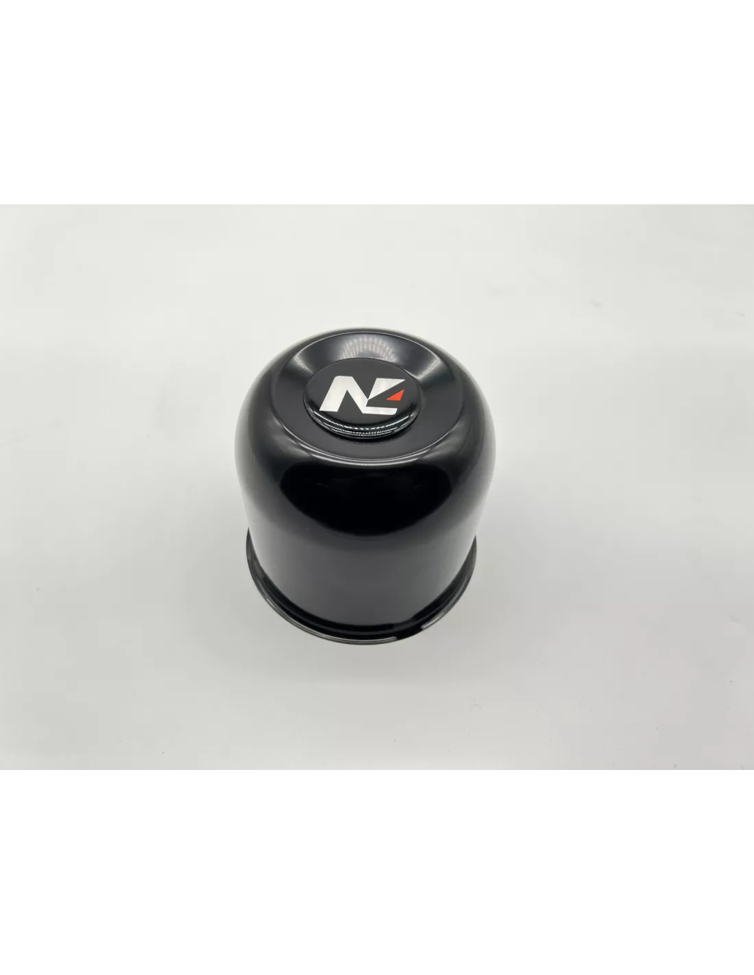 Cache moyeu fermé acier noir pour jantes acier avec centrage 110mm