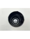 Cache moyeu fermé acier noir pour jantes acier avec centrage 110mm