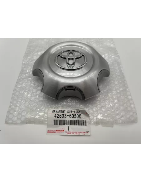 Cache moyeu jante aluminium 6 branches origine Toyota KDJ120 KDJ125