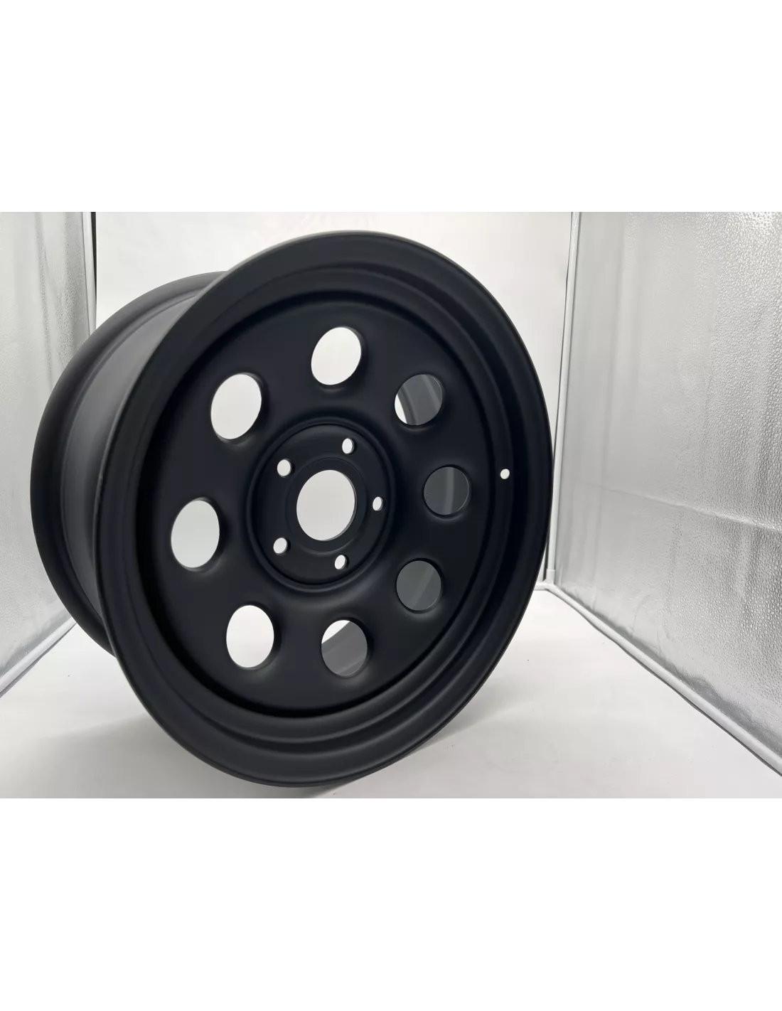 Jante acier Soft8 noire mat 8X17 5X127 Jeep Wrangler JK JL N4-OFFROAD