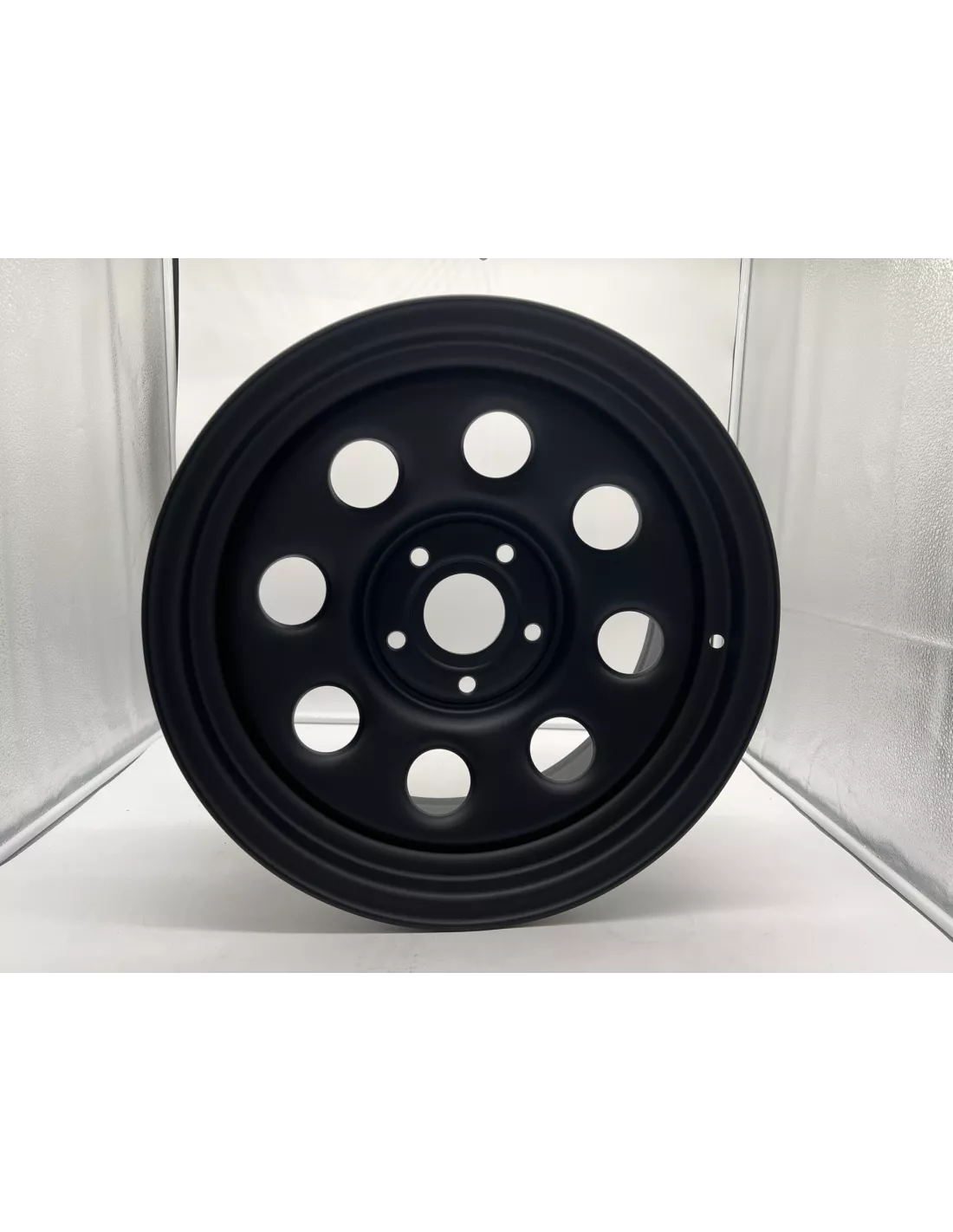 Jante acier Soft8 noire mat 8X17 5X127 Jeep Wrangler JK JL N4-OFFROAD