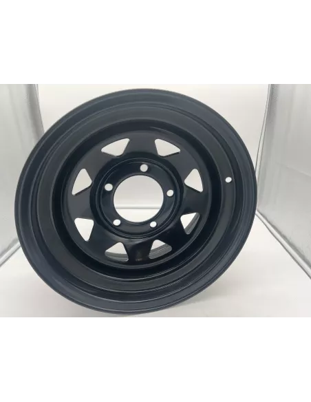 Jante acier Triangular noire 7X15 5x139.7 Suzuki Jimny & Samurai