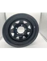 Jante acier Triangular noire 7X15 5x139.7 Suzuki Jimny & Samurai