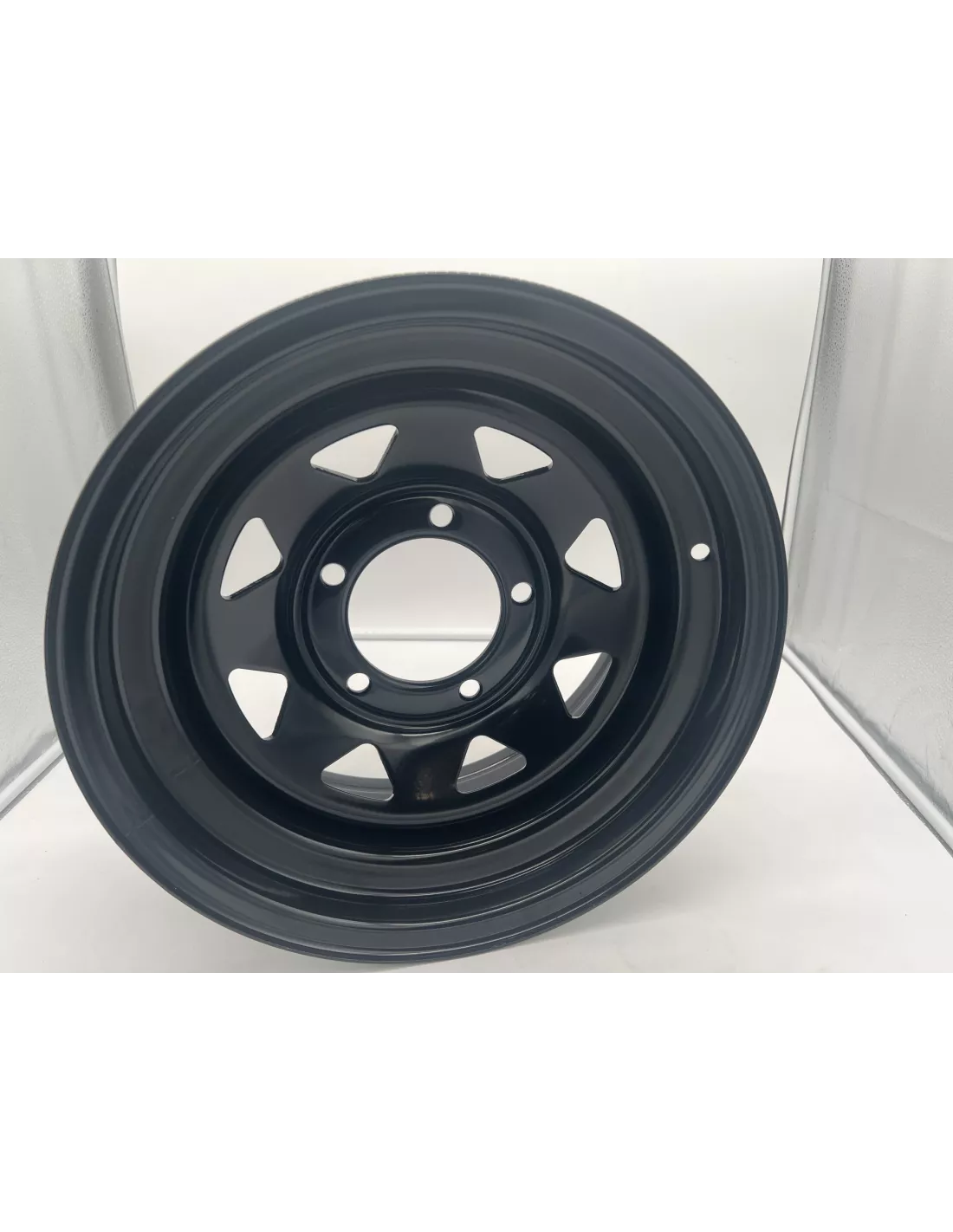 Jante acier Triangular noire 7X15 5x139.7 Suzuki Jimny & Samurai