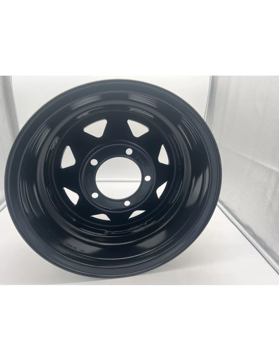Jante acier Triangular noire 7X15 5x139.7 Suzuki Jimny & Samurai