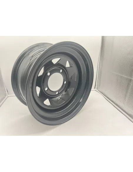 Jante acier Triangular noire 7X15 5x139.7 Suzuki Jimny & Samurai