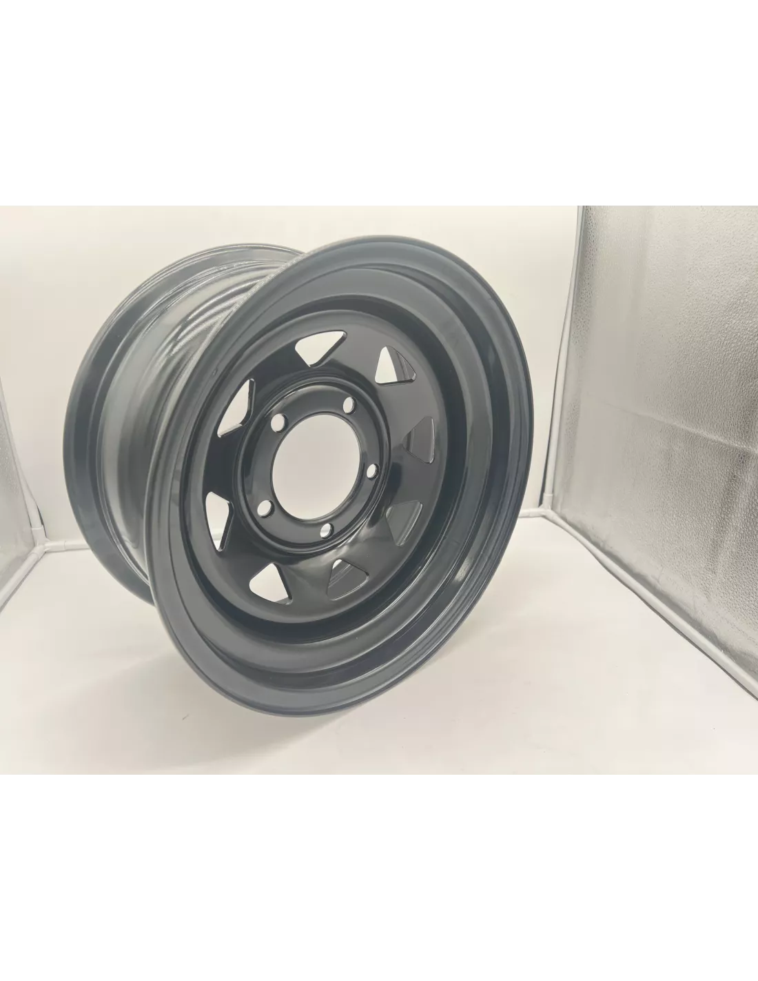 Jante acier Triangular noire 7X15 5x139.7 Suzuki Jimny & Samurai