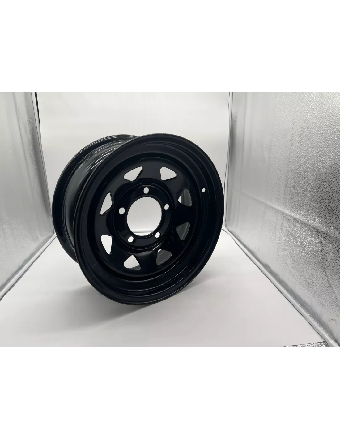 Jante acier Triangular noire 7X16 5x150 Toyota HZJ78 HZJ79 N4-Offroad