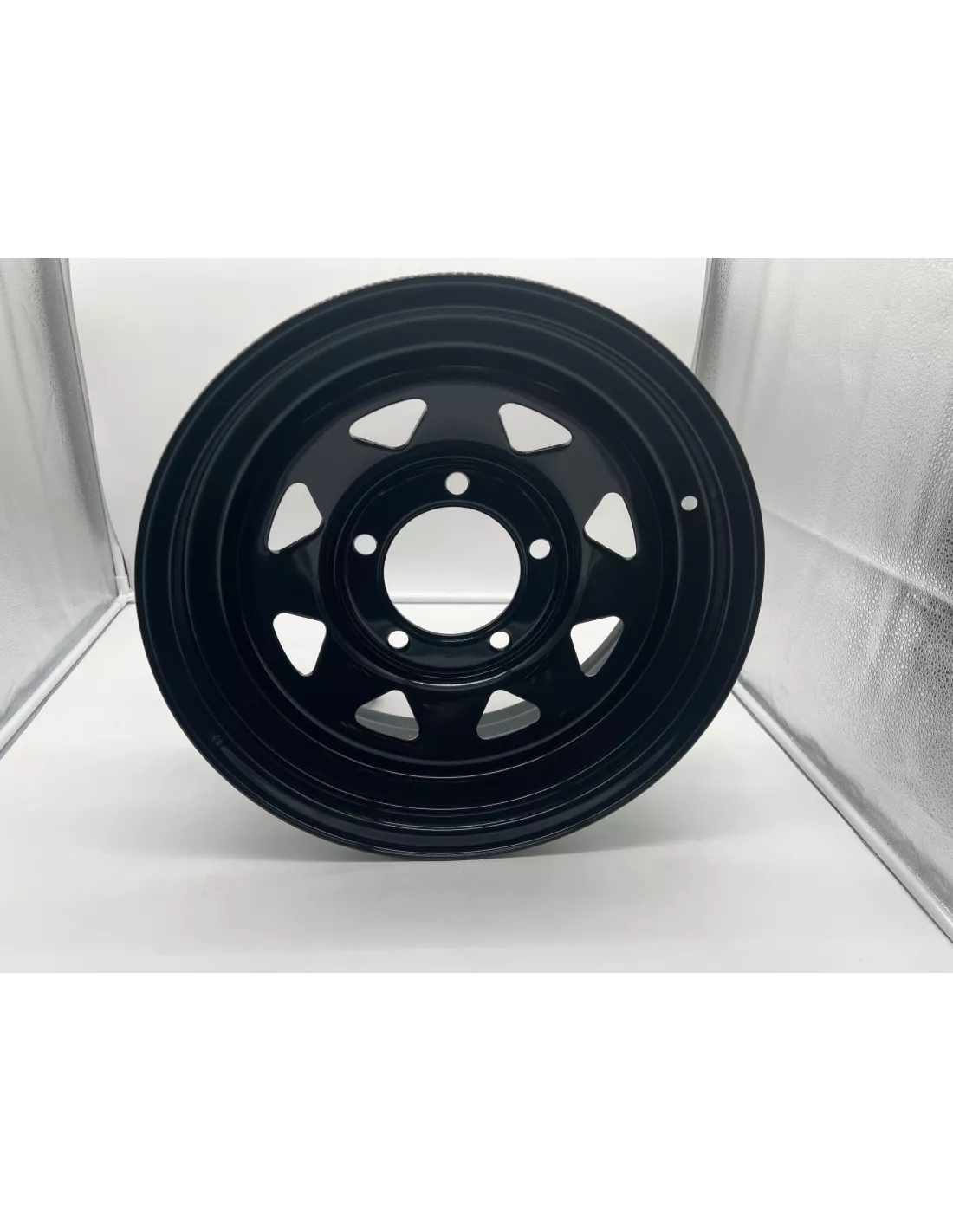 Jante acier Triangular noire 7X16 5x150 Toyota HZJ78 HZJ79 N4-Offroad