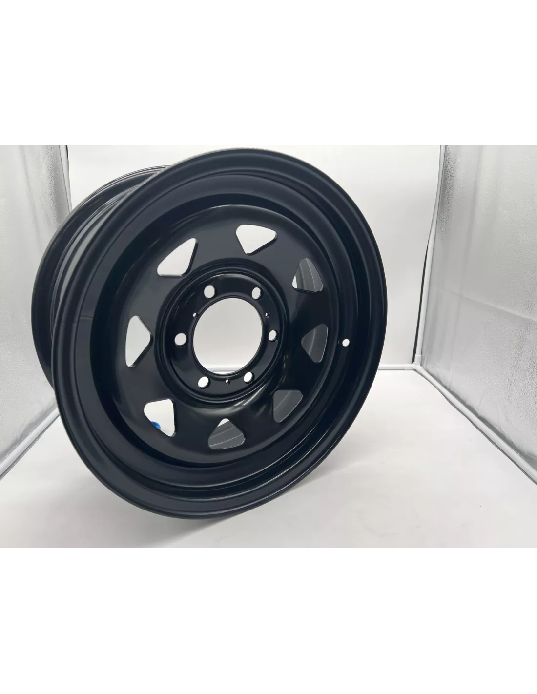 Schwarzer dreieckiger Stahlrand 7x16 6x139.7 Toyota Hilux IFS 4Runner