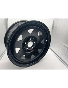 Schwarzer dreieckiger Stahlrand 7x17 5x120 Volkswagen Transporter T5 T6