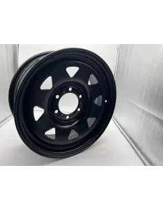 Schwarzer dreieckiger Stahlrand 7x17 6x139.7 Toyota Land Cruiser und