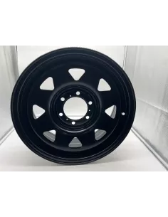 Jante acier Triangular noire 7x17 6x139.7 Toyota Land Cruiser et 2
