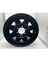 Zwarte driehoekige stalen velg 7x17 6x139.7 TOYOTA LAND CRUISER EN