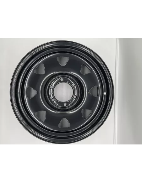 Jante acier Triangular noire 7.5X18 6x139.7 Toyota Land Cruiser et